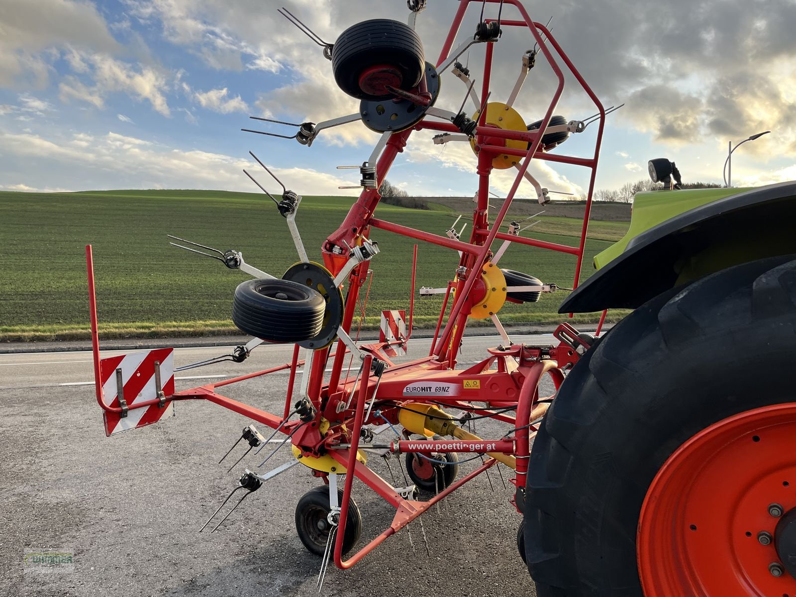 Kreiselheuer del tipo Pöttinger Euro HIT 69 NZ - gebrauchter Kreisler "7m, Gebrauchtmaschine en Kematen (Imagen 8)
