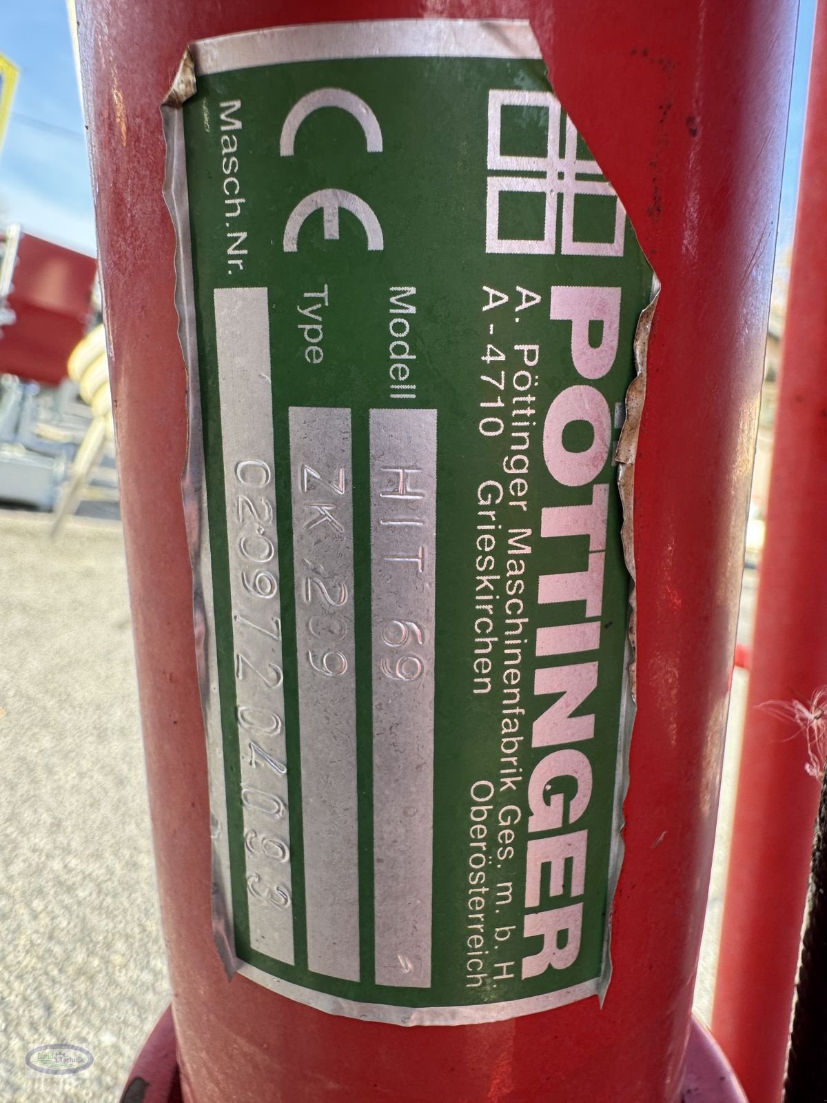 Kreiselheuer typu Pöttinger Euro HIT 69 NZ, Gebrauchtmaschine v Münzkirchen (Obrázek 11)