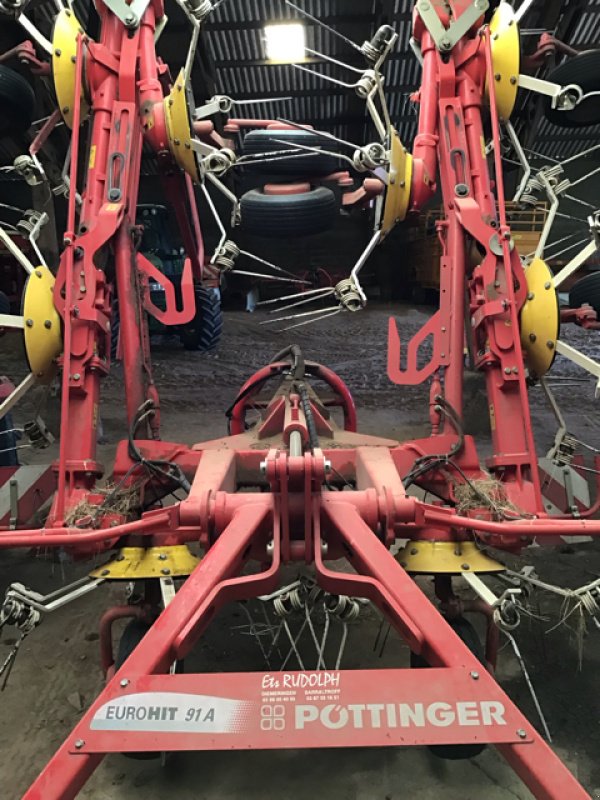 Kreiselheuer des Typs Pöttinger EUROHIT 91 A, Gebrauchtmaschine in DIFFENBACH-LES-HELLIMER (Bild 5)