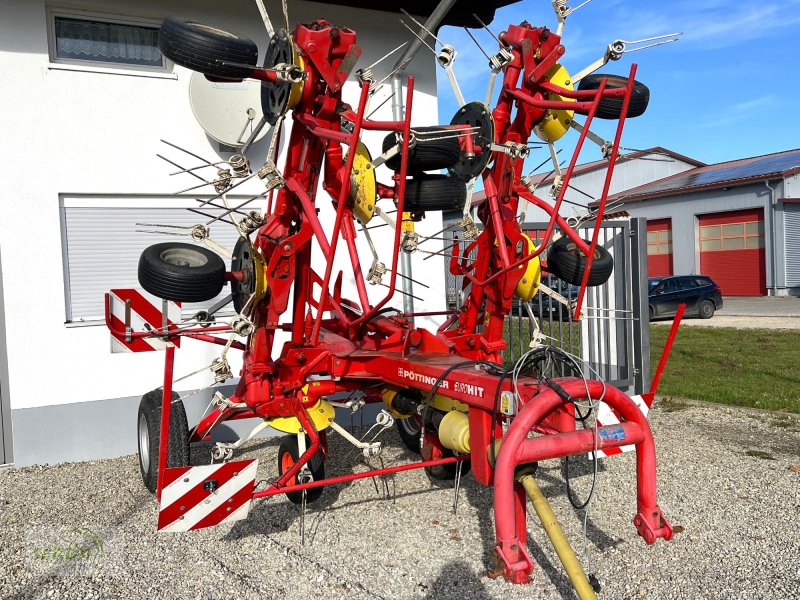 Kreiselheuer типа Pöttinger Eurohit 91 AZ - ein 8-er Kreiselheuer mit hydraulisch-klappbarem Transportfahrgestell, Gebrauchtmaschine в Burgrieden (Фотография 1)