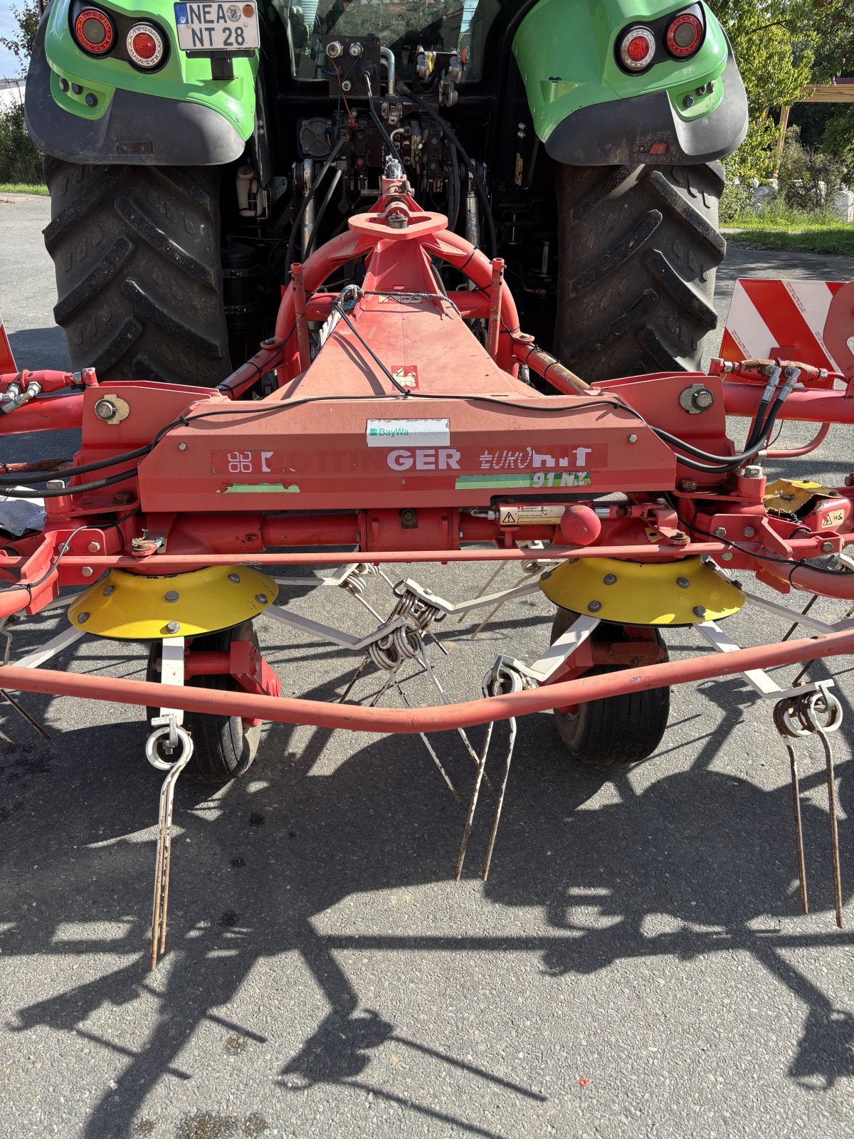 Kreiselheuer des Typs Pöttinger Eurohit 91 NZ, Gebrauchtmaschine in Hagenbüchach (Bild 14)