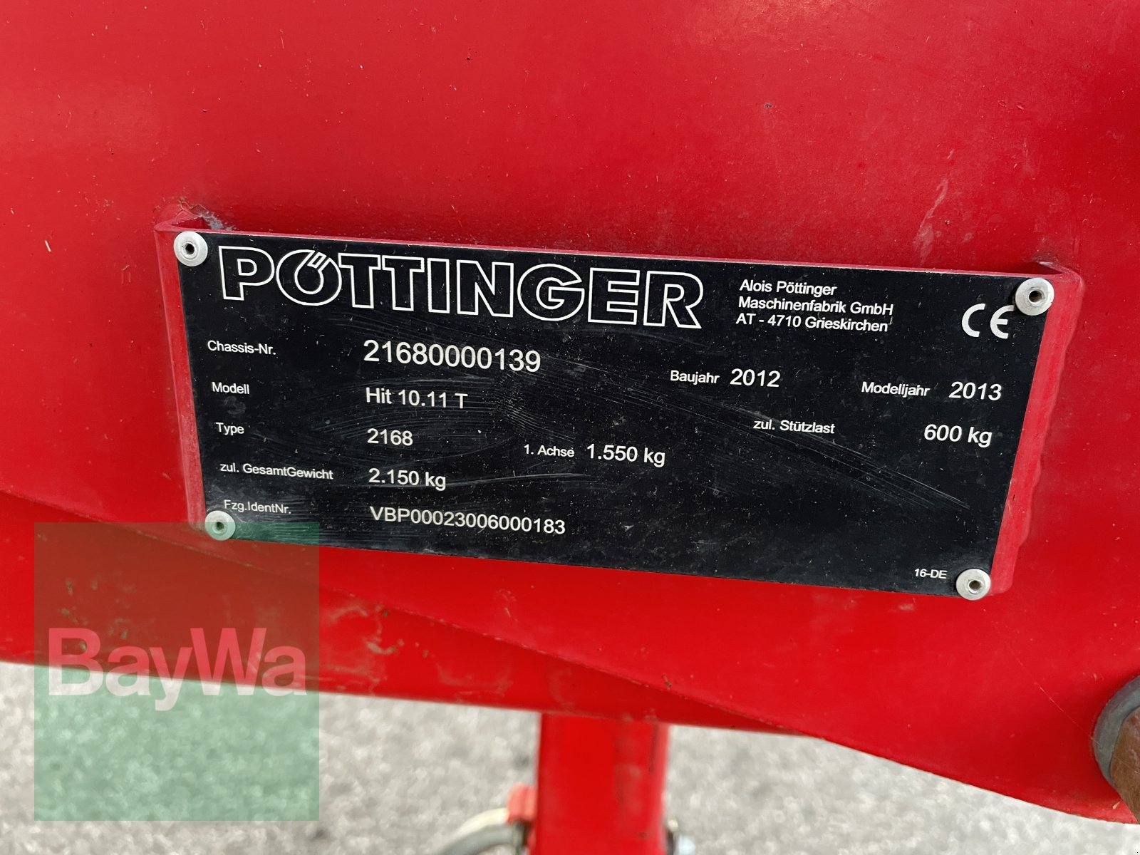 Kreiselheuer des Typs Pöttinger Hit 10.11 T, Gebrauchtmaschine in Bamberg (Bild 19)