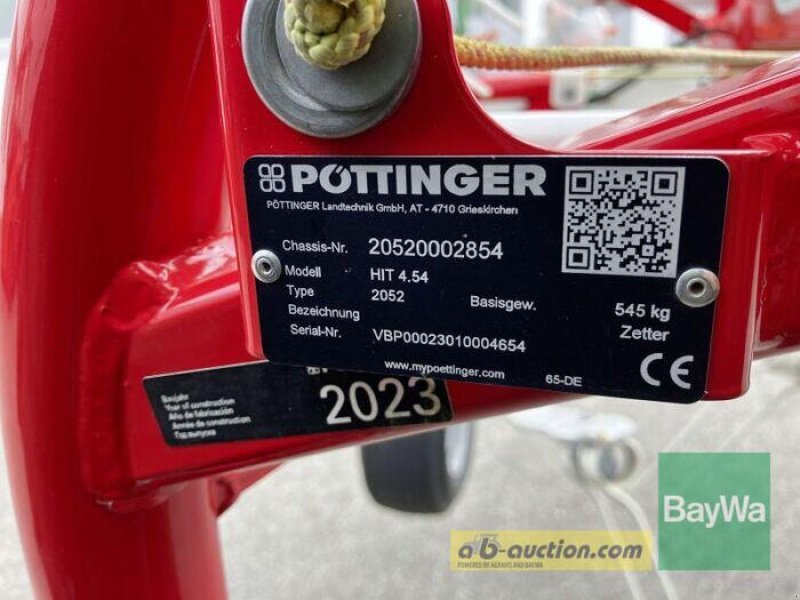 Kreiselheuer des Typs Pöttinger HIT 4.54, Gebrauchtmaschine in Straubing (Bild 5)