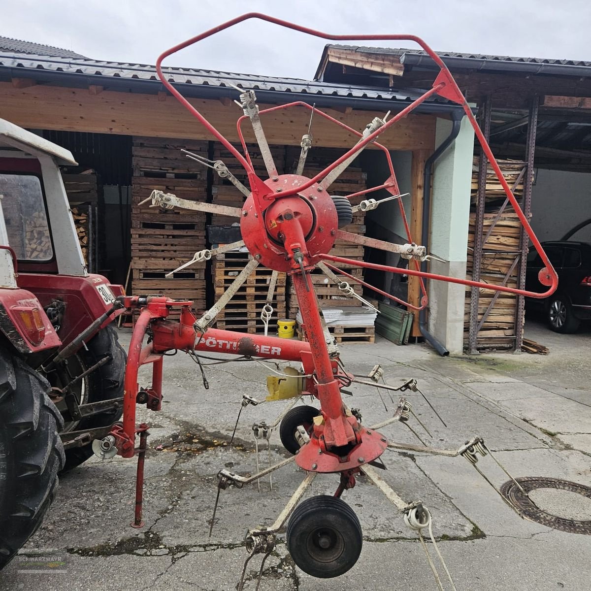 Kreiselheuer Türe ait Pöttinger HIT 54 N, Gebrauchtmaschine içinde Gampern (resim 6)