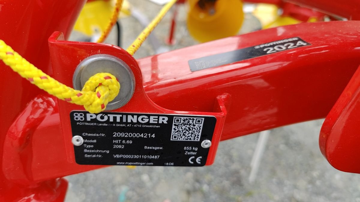 Kreiselheuer des Typs Pöttinger Hit 6 .69, Neumaschine in Kirchschlag (Bild 12)