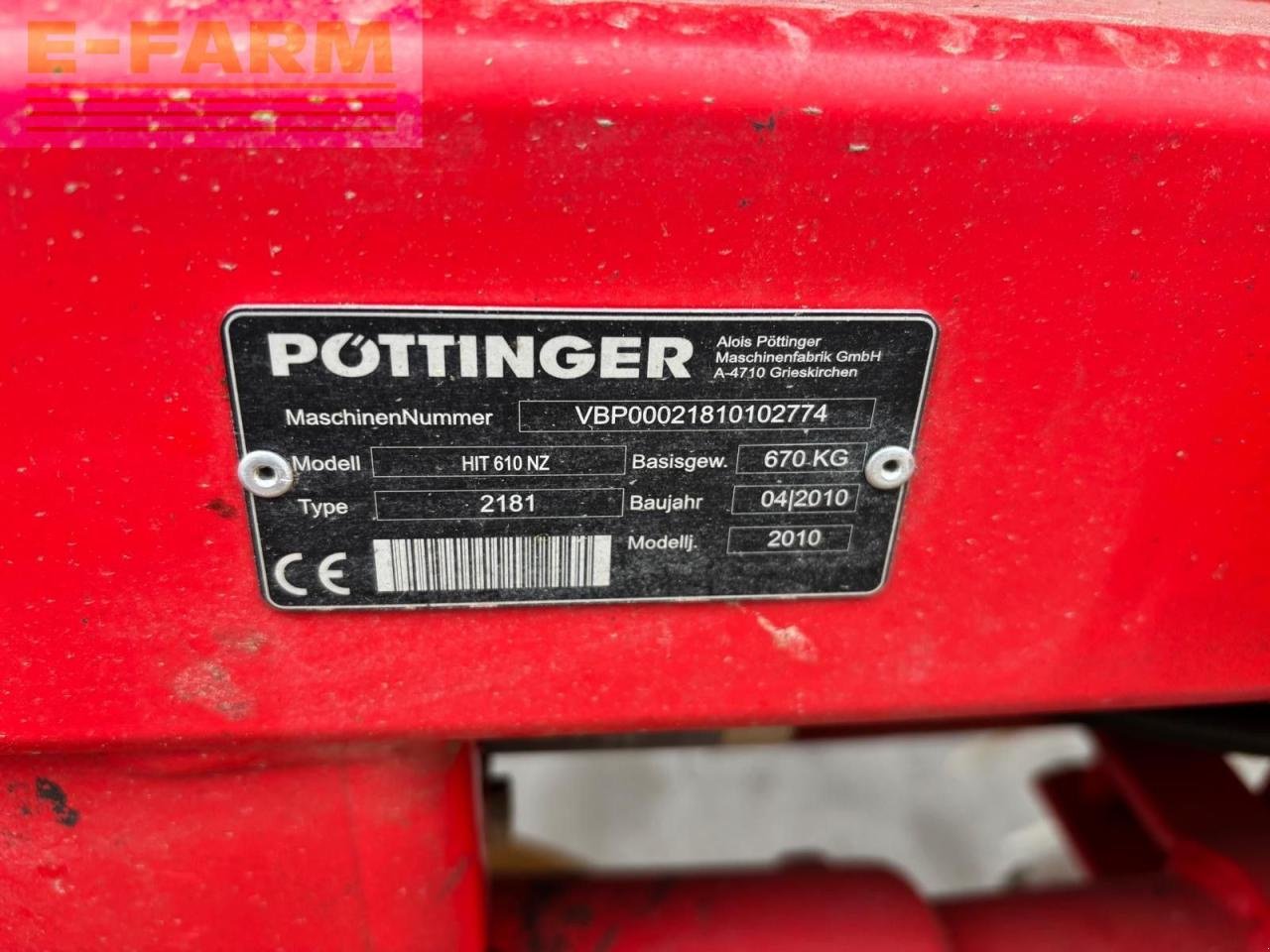 Kreiselheuer typu Pöttinger hit 610 nz, Gebrauchtmaschine v ST. PÖLTEN (Obrázok 3)