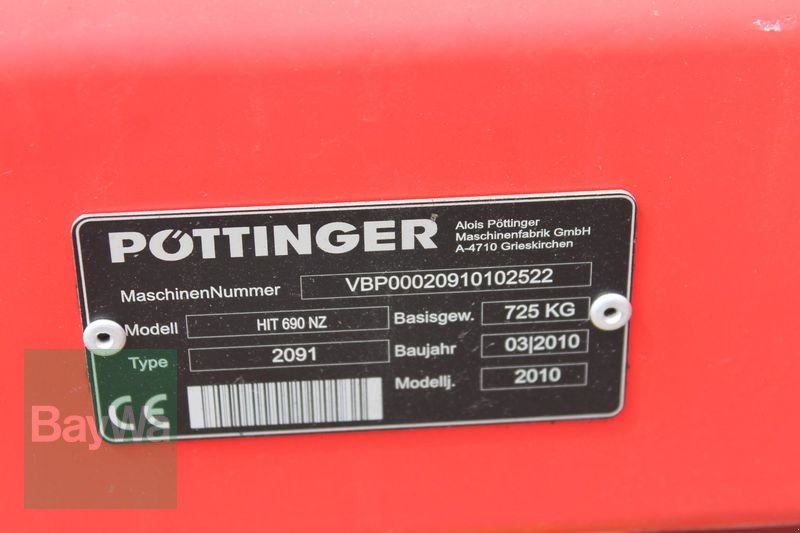 Kreiselheuer des Typs Pöttinger HIT 690 NZ, Gebrauchtmaschine in Straubing (Bild 8)