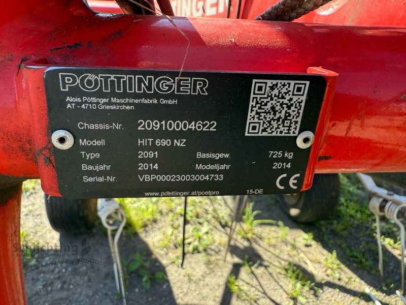 Kreiselheuer Türe ait Pöttinger Hit 690 NZ, Gebrauchtmaschine içinde Marxen (resim 6)