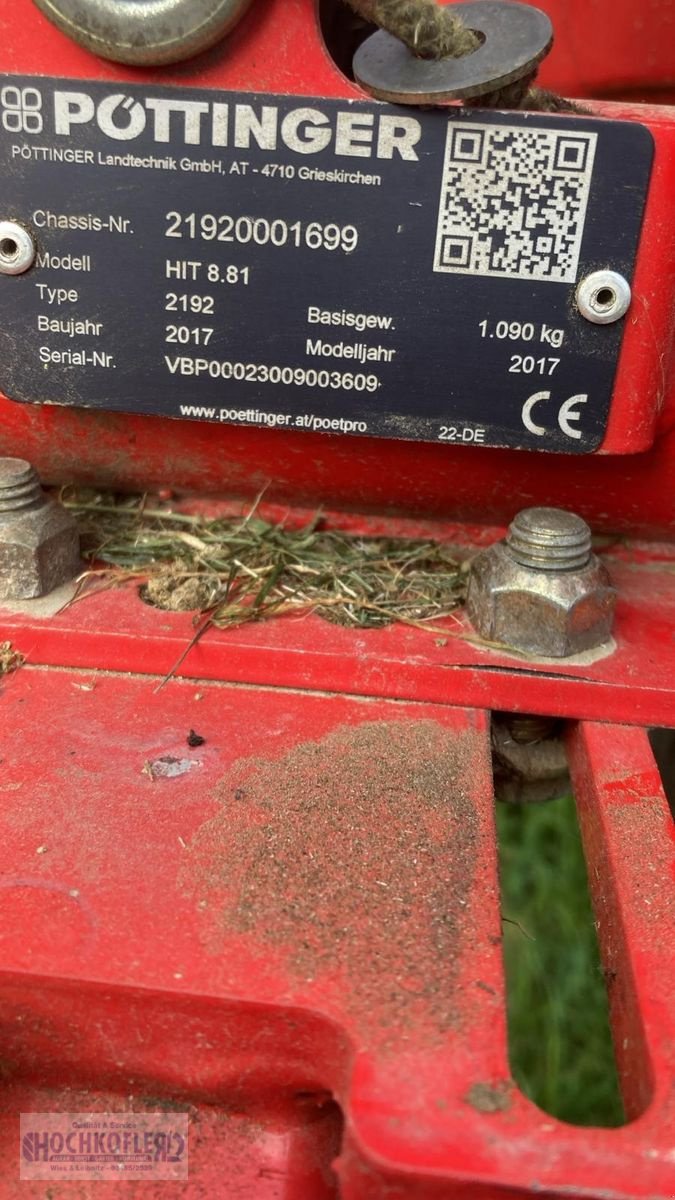 Kreiselheuer Türe ait Pöttinger HIT 8.81, Gebrauchtmaschine içinde Wies (resim 4)