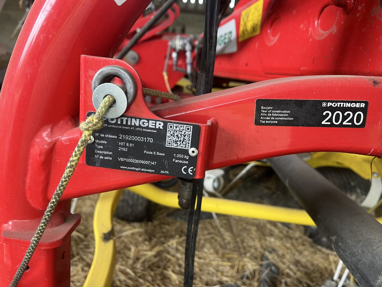 Kreiselheuer typu Pöttinger HIT 8.81, Gebrauchtmaschine v VERT TOULON (Obrázek 4)