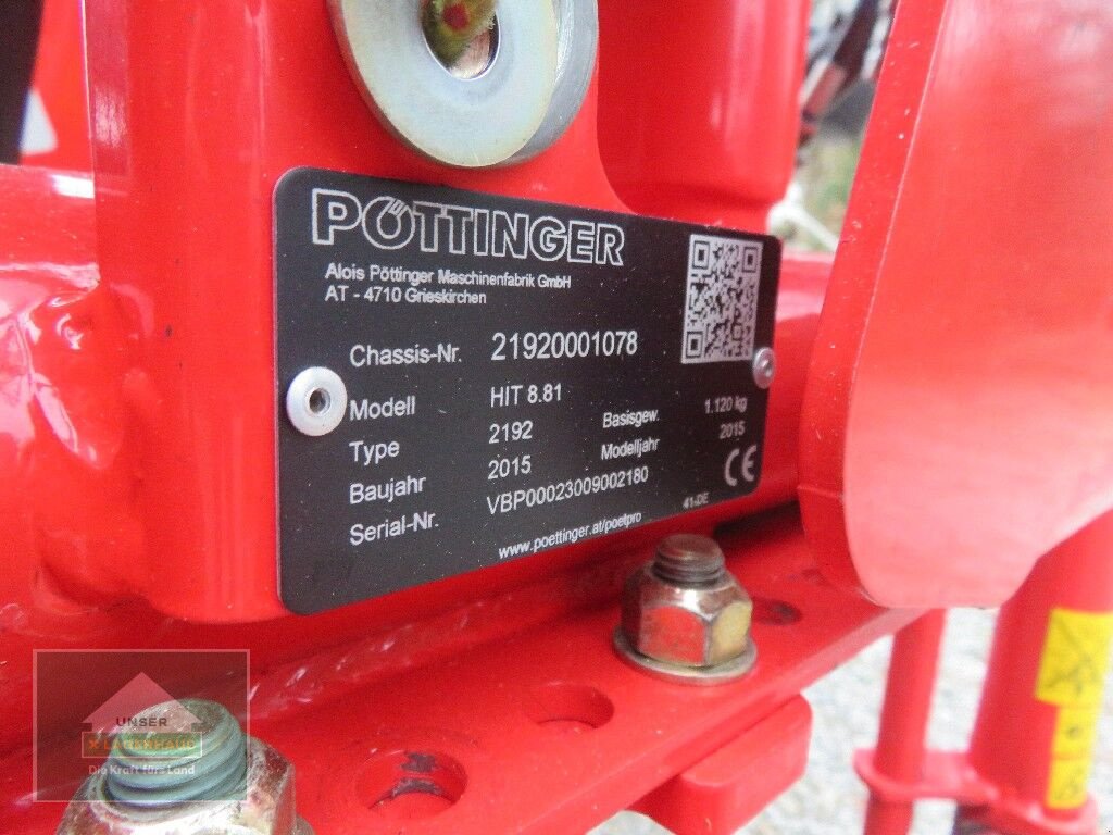 Kreiselheuer typu Pöttinger HIT 8.81, Gebrauchtmaschine v Hofkirchen (Obrázek 12)