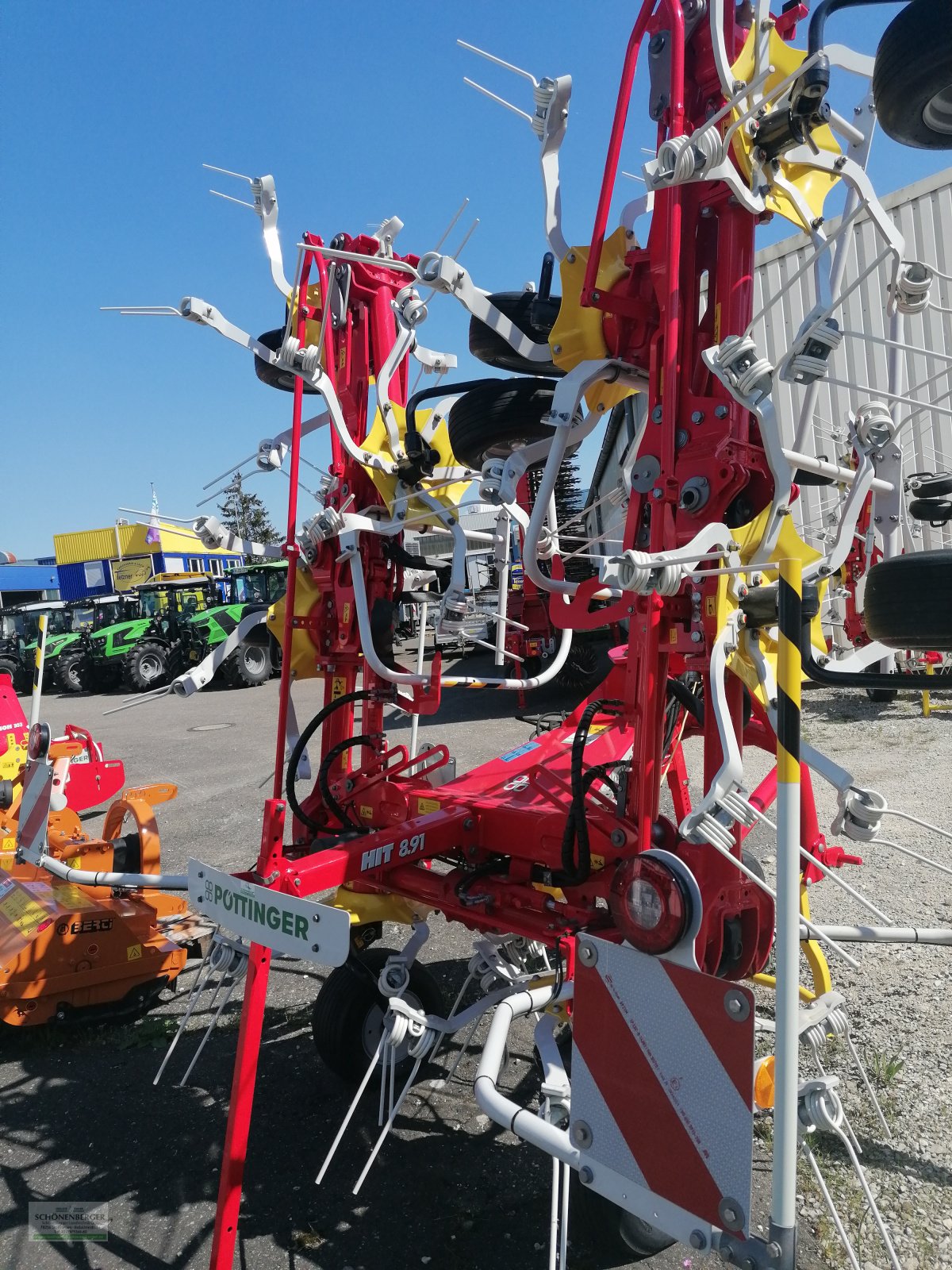 Kreiselheuer Türe ait Pöttinger Hit 8.91, Neumaschine içinde Steisslingen (resim 4)