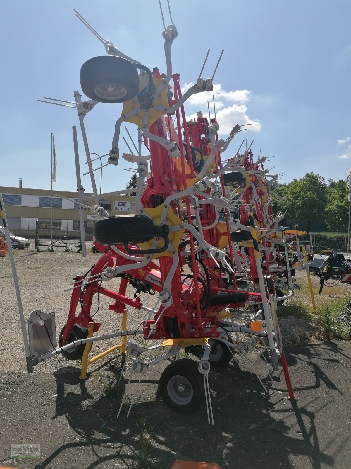 Kreiselheuer del tipo Pöttinger Hit 8.91, Neumaschine In Steisslingen (Immagine 3)