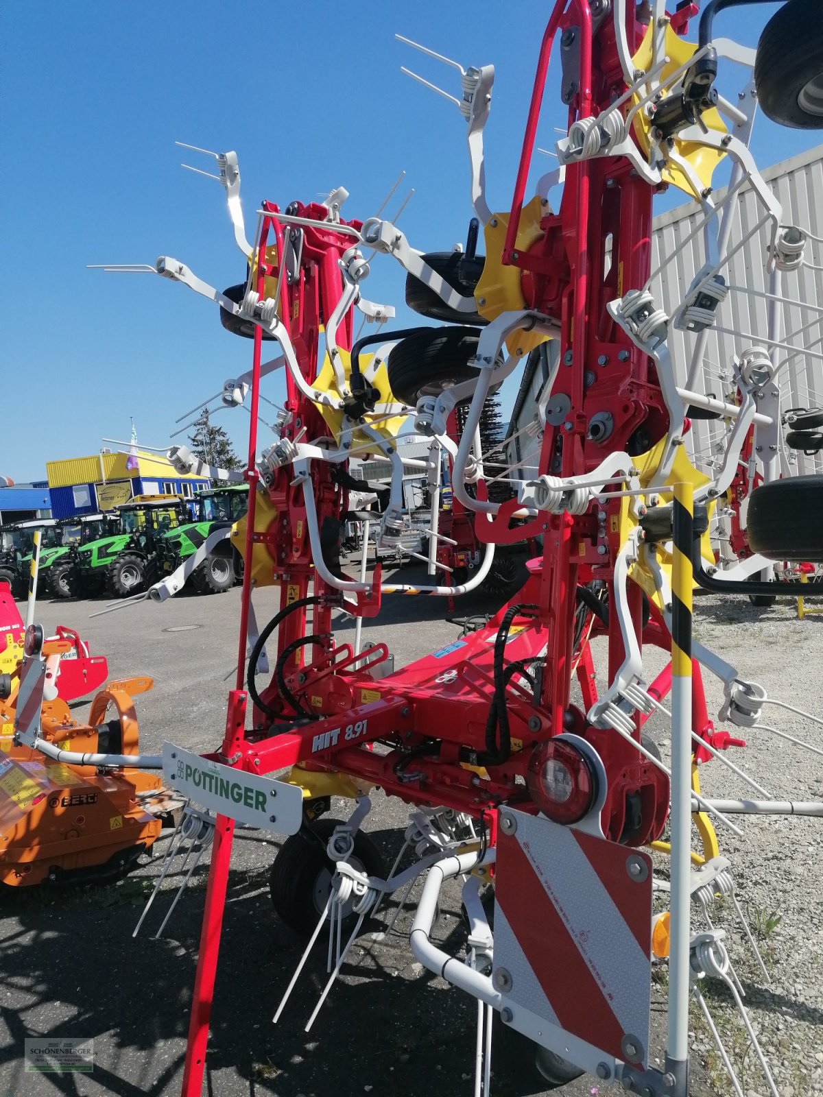 Kreiselheuer del tipo Pöttinger Hit 8.91, Neumaschine In Steisslingen (Immagine 4)