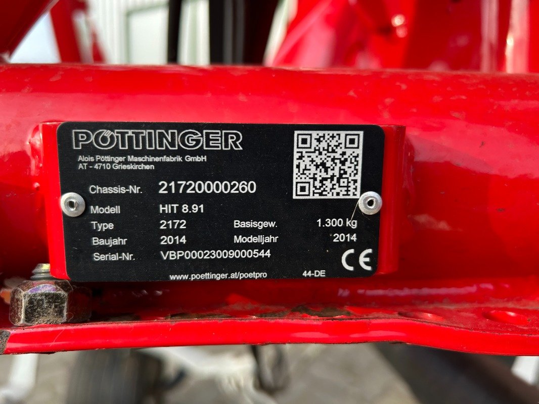 Kreiselheuer typu Pöttinger HIT 8.91, Gebrauchtmaschine v Sittensen (Obrázek 12)