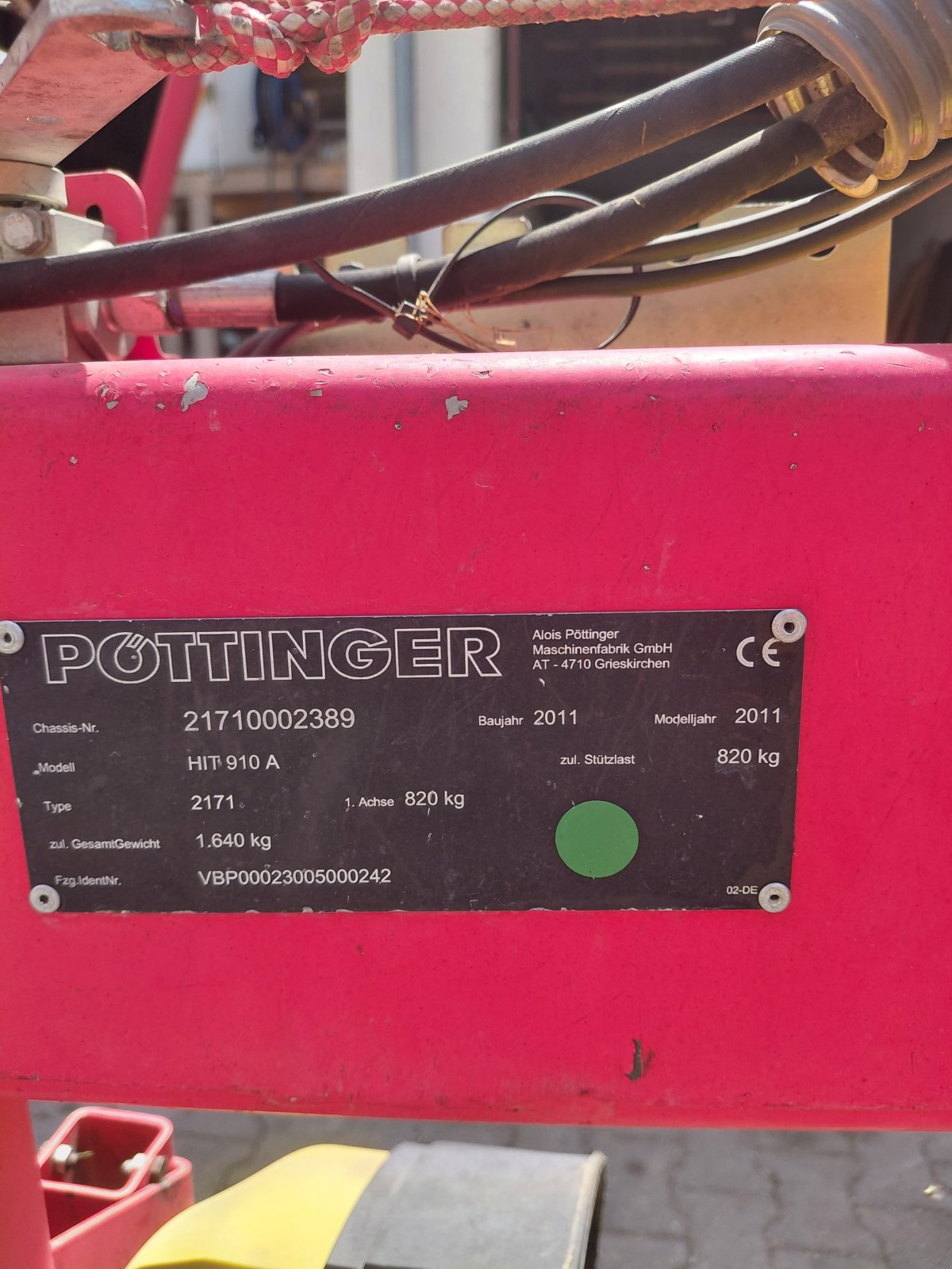 Kreiselheuer typu Pöttinger Hit 910 A, Gebrauchtmaschine v Emmering  (Obrázek 2)