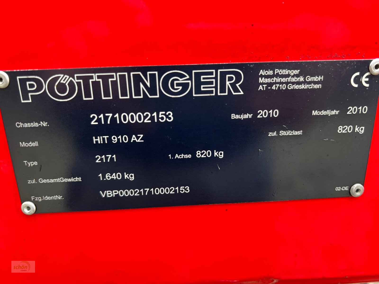 Kreiselheuer типа Pöttinger Hit 910 AZ - ein 8-er Kreiselheuer mit hydraulisch-klappbarem Transportfahrgestell, Gebrauchtmaschine в Burgrieden (Фотография 20)