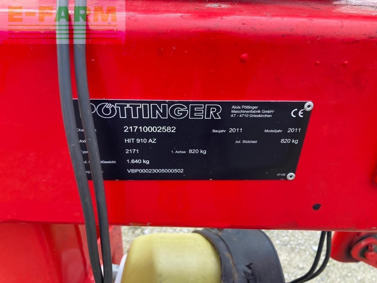 Kreiselheuer typu Pöttinger hit 910 az, Gebrauchtmaschine v ST. PÖLTEN (Obrázek 5)