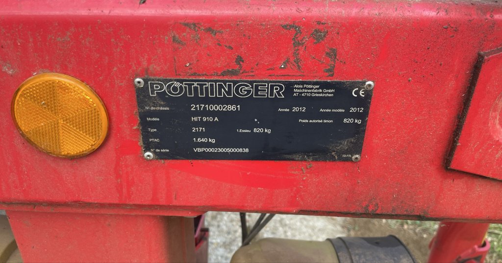Kreiselheuer del tipo Pöttinger HIT 910, Gebrauchtmaschine In Calmont (Immagine 5)