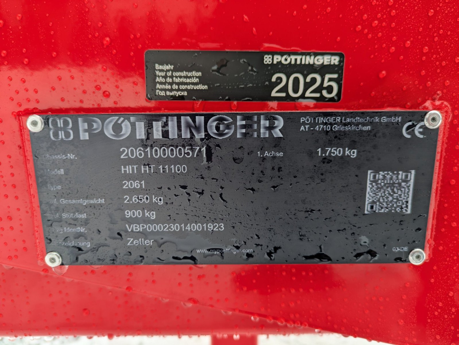 Kreiselheuer a típus Pöttinger HIT HT 11100, Neumaschine ekkor: Ingenried (Kép 2)