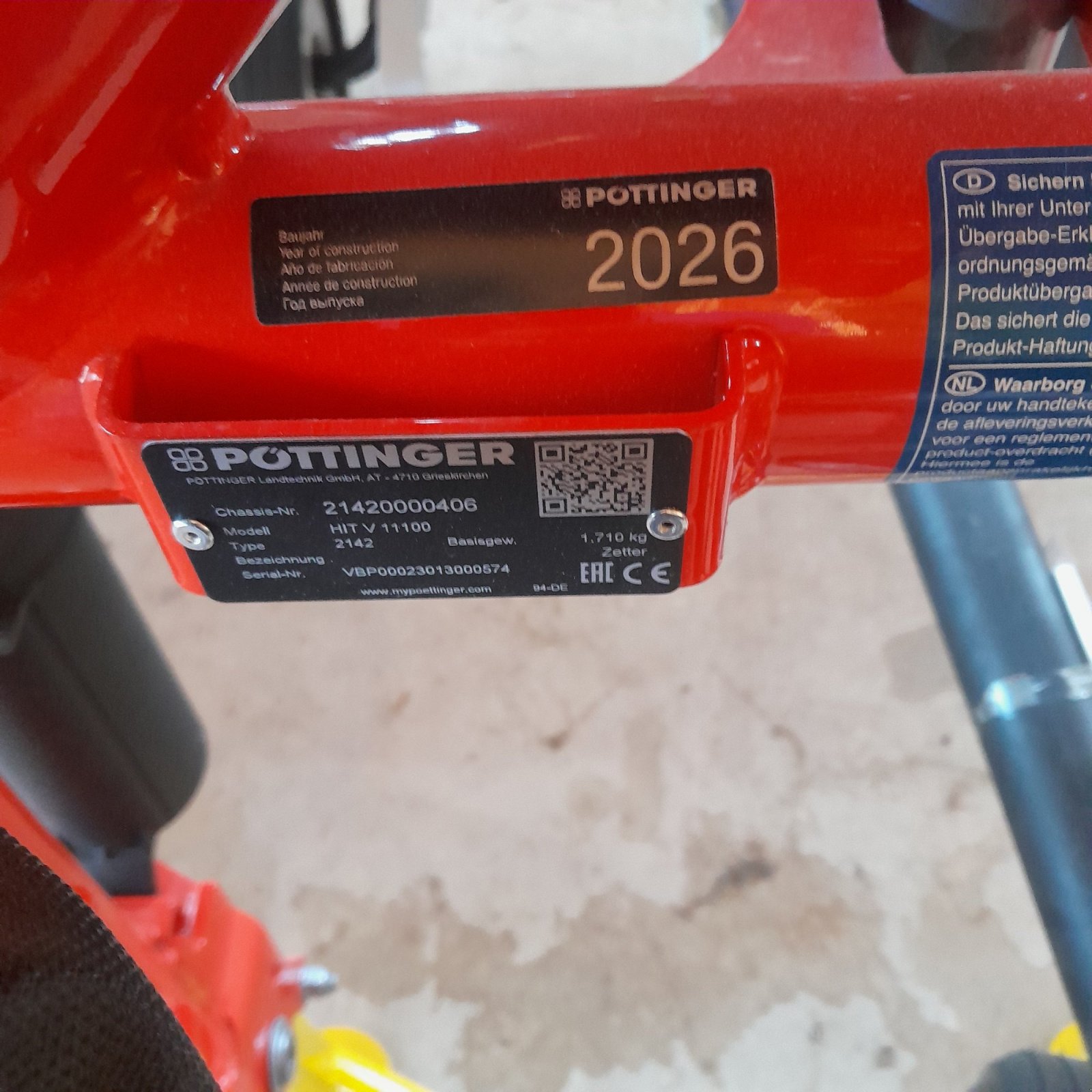 Kreiselheuer a típus Pöttinger HIT V 11100, Neumaschine ekkor: Kollnburg (Kép 2)