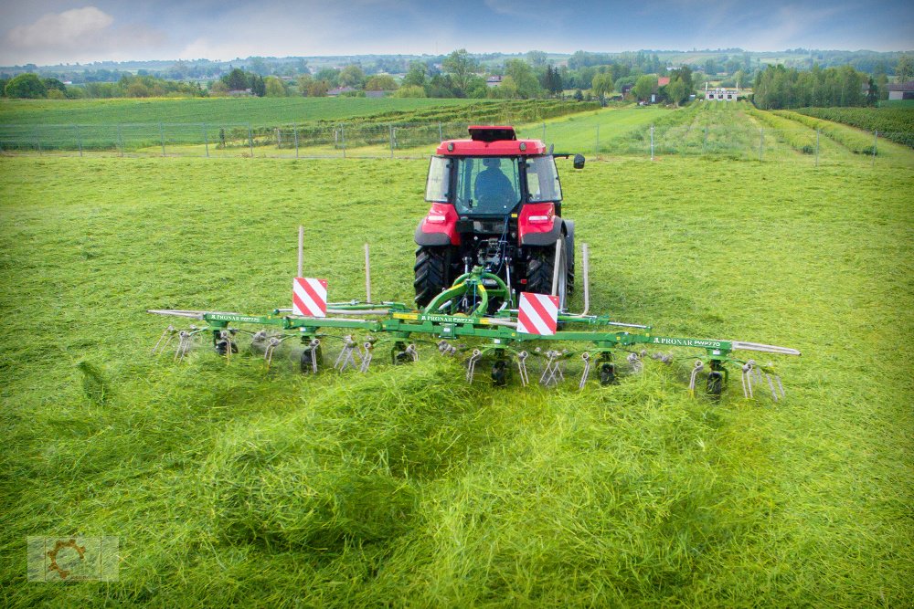 Kreiselheuer des Typs PRONAR PWP 770 6-Kreisel 7,70m Heuwender, Neumaschine in Tiefenbach (Bild 7)