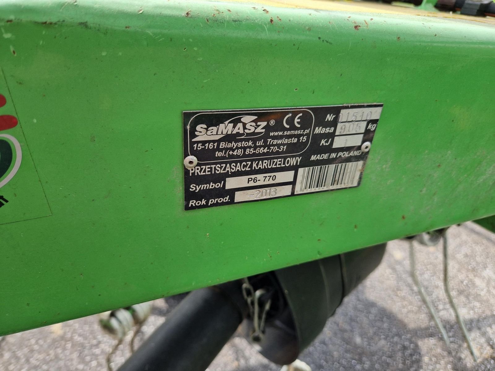 Kreiselheuer typu SaMASZ P6-770, Gebrauchtmaschine v Grünbach (Obrázek 5)