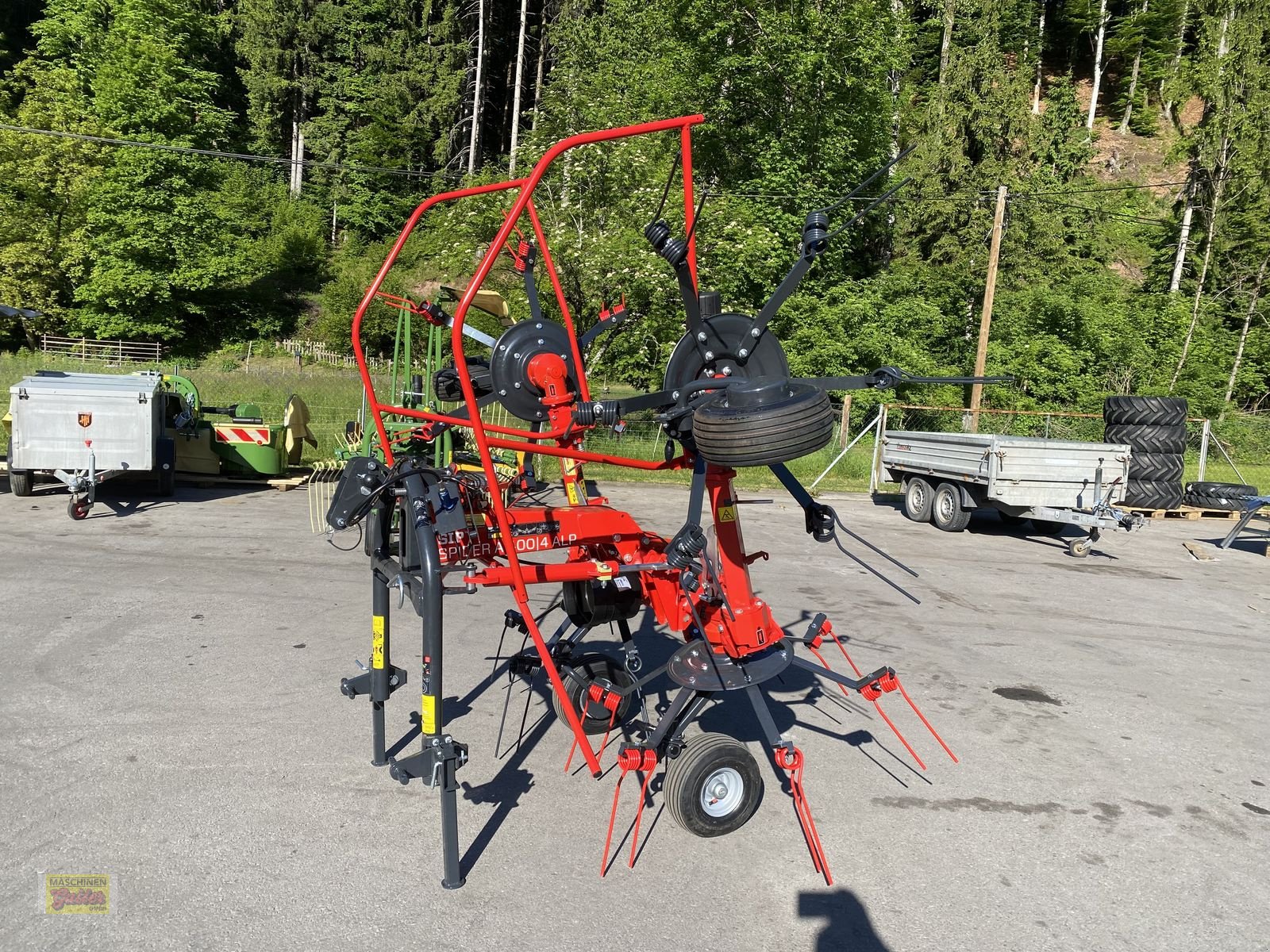 Kreiselheuer tip SIP Spider 400/4 Alp mit Schwenkbock, Neumaschine in Kötschach (Poză 1)