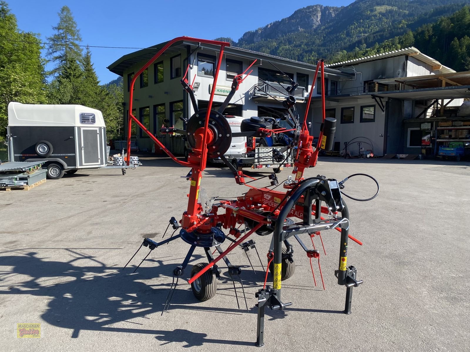 Kreiselheuer tip SIP Spider 400/4 Alp mit Schwenkbock, Neumaschine in Kötschach (Poză 4)