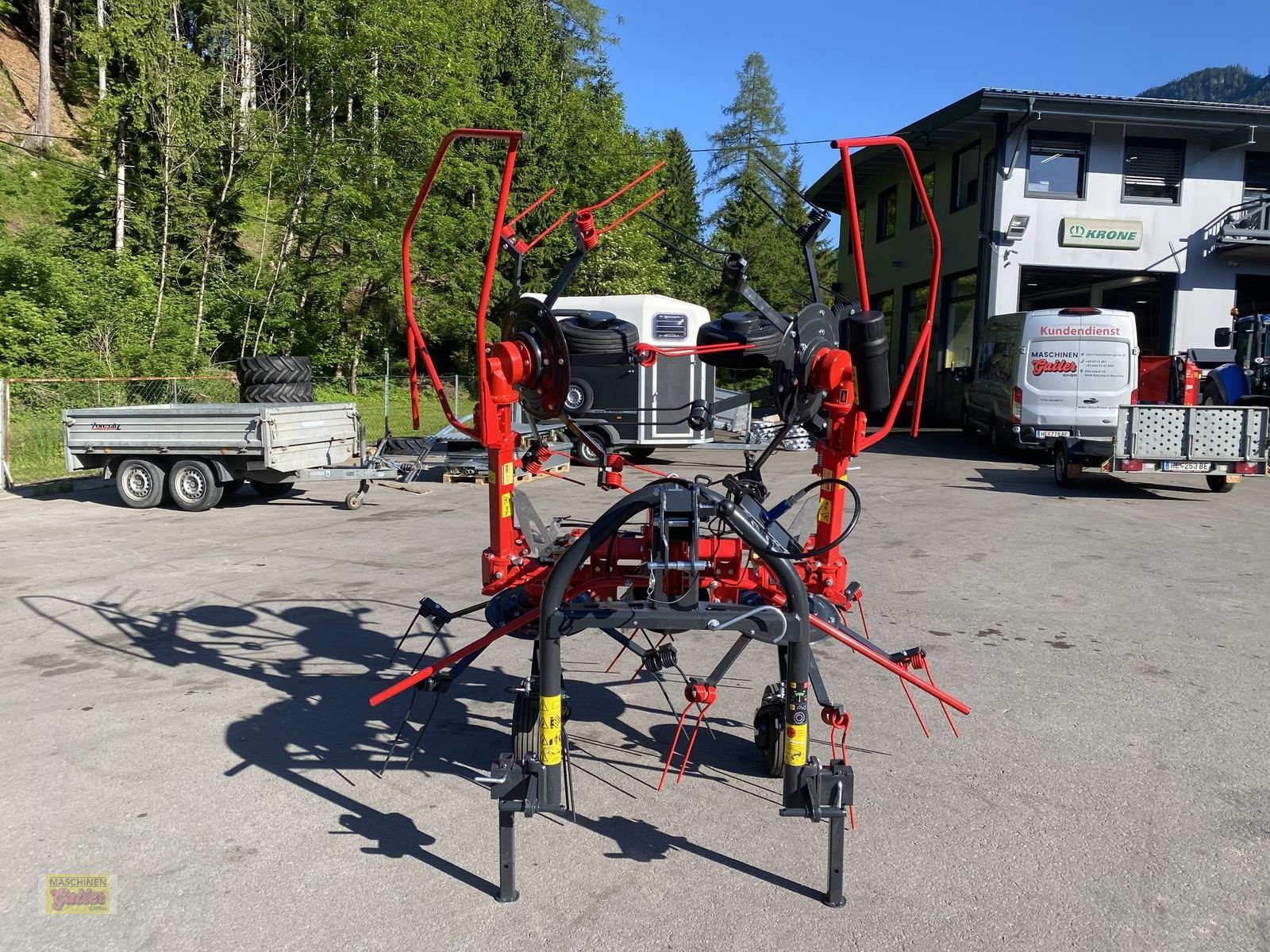 Kreiselheuer tip SIP Spider 400/4 Alp mit Schwenkbock, Neumaschine in Kötschach (Poză 3)