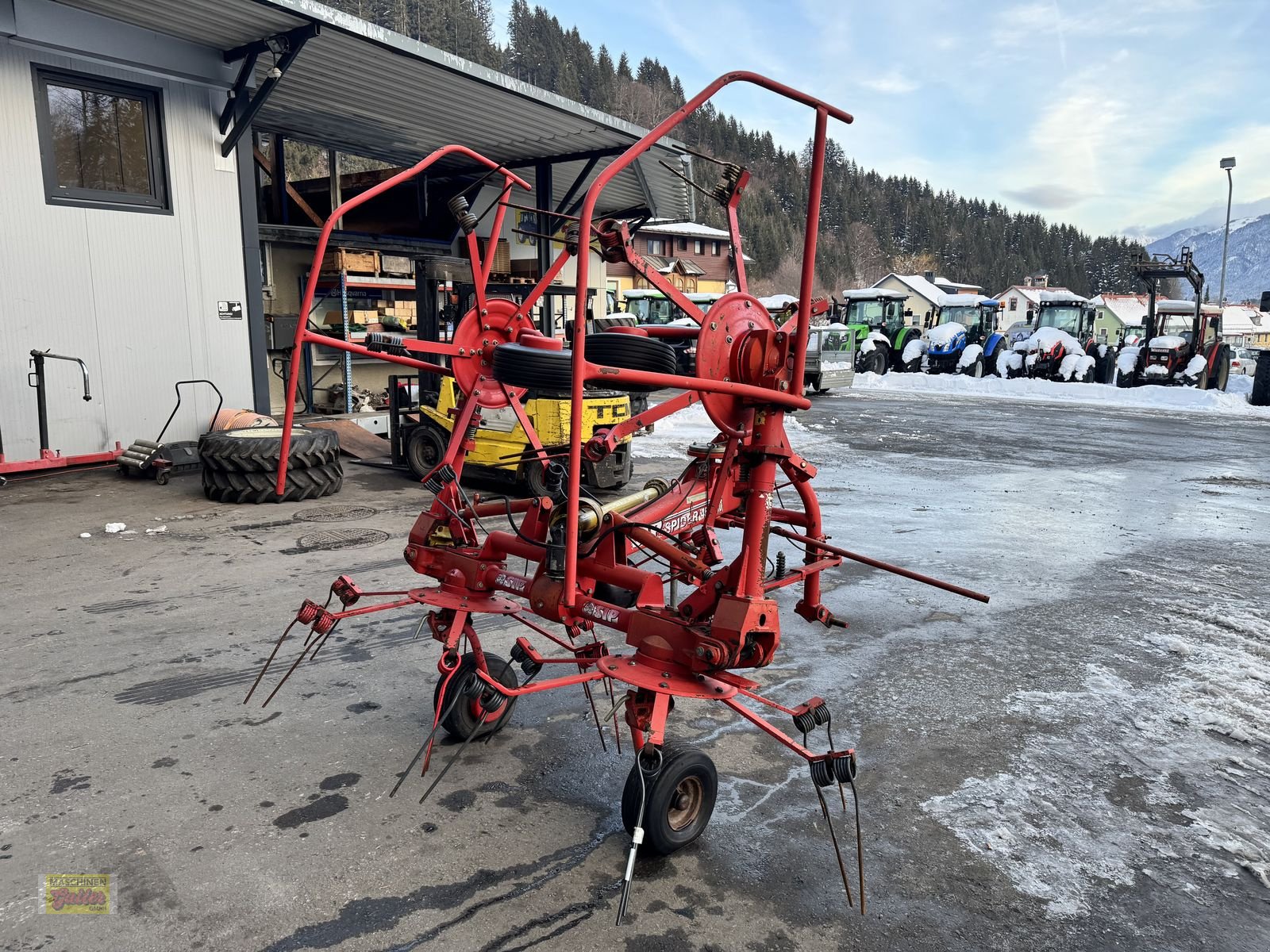 Kreiselheuer типа SIP Spider 455 Pro Kreiselzettwender mit Schwenkbock, Gebrauchtmaschine в Kötschach (Фотография 15)