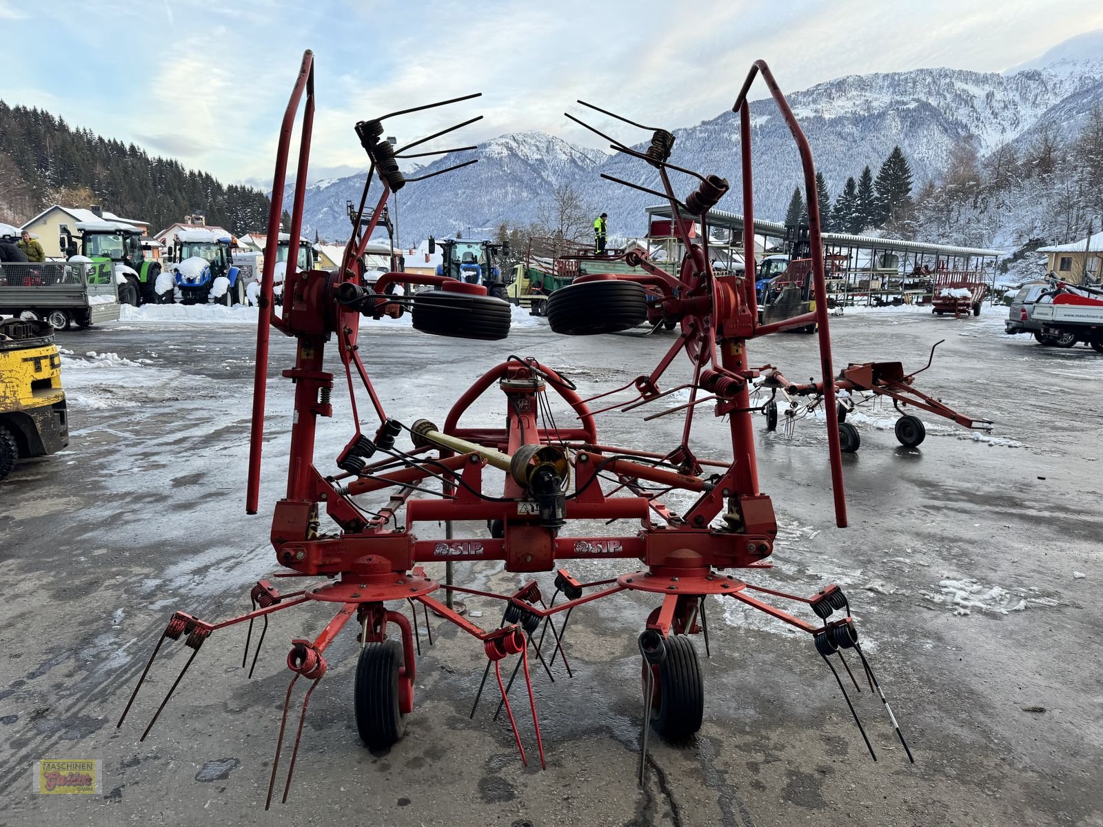 Kreiselheuer типа SIP Spider 455 Pro Kreiselzettwender mit Schwenkbock, Gebrauchtmaschine в Kötschach (Фотография 14)