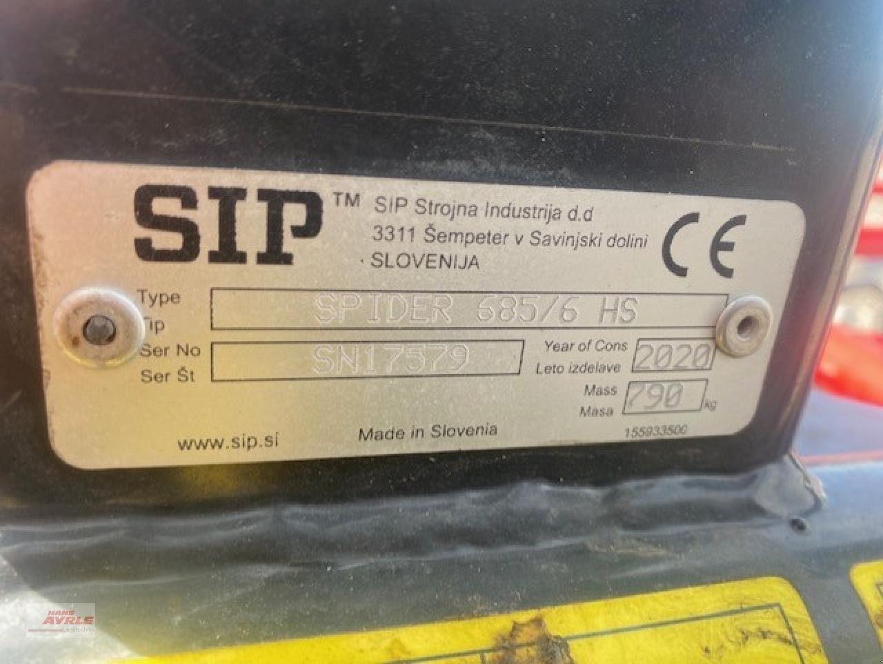 Kreiselheuer des Typs SIP Spider 685/6 HS, Gebrauchtmaschine in Steinheim (Bild 11)