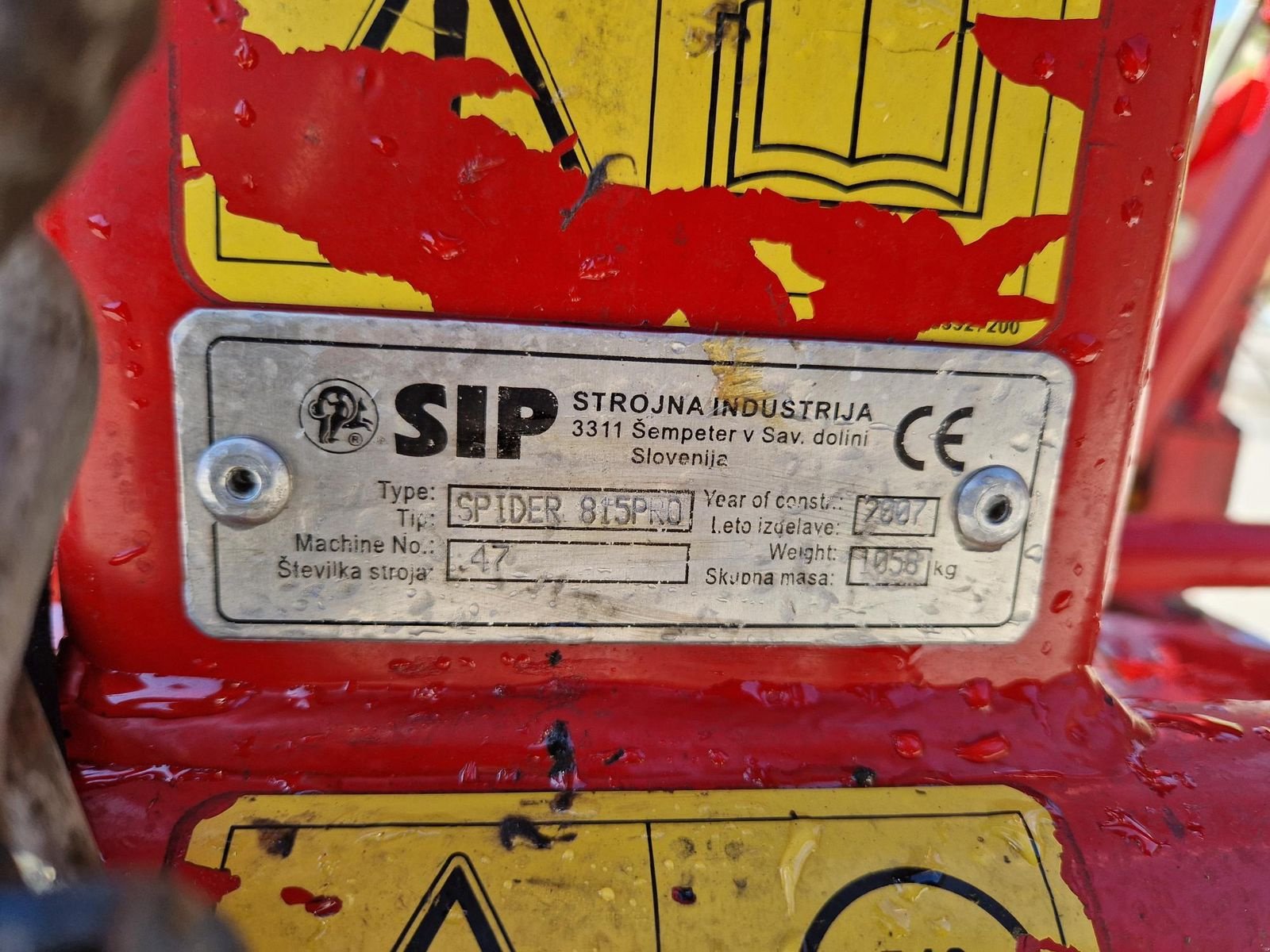 Kreiselheuer za tip SIP SPIDER 815/8, Gebrauchtmaschine u Grünbach (Slika 2)