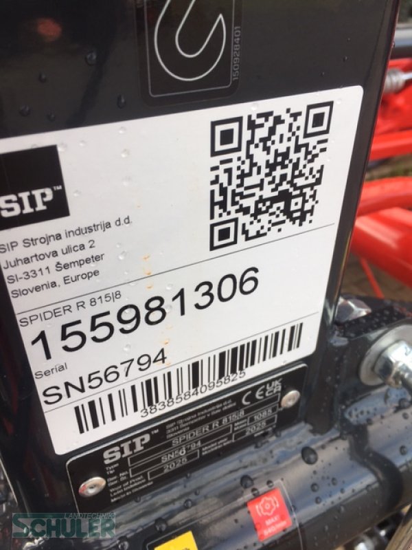 Kreiselheuer des Typs SIP Spieder 815/8, Neumaschine in St. Märgen (Bild 13)