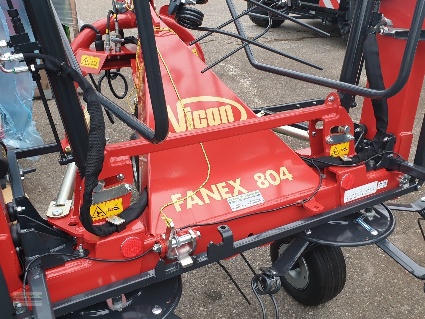 Kreiselheuer του τύπου Vicon Fanex 804 CompactLine -Sonderfinanzierung mit 0,00 % p. a. möglich-, Neumaschine σε Diessen (Φωτογραφία 11)