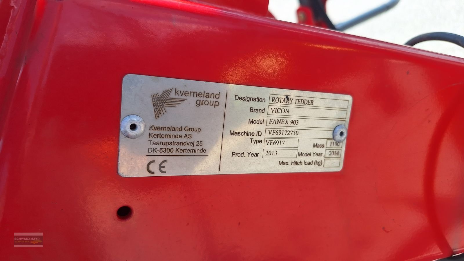 Kreiselheuer Türe ait Vicon Fanex 903, Gebrauchtmaschine içinde Gampern (resim 18)