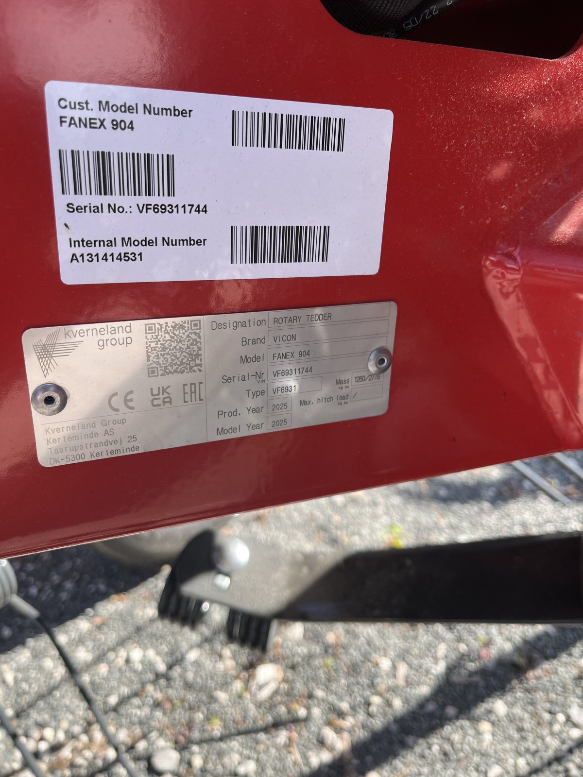 Kreiselheuer Türe ait Vicon Fanex 904, Neumaschine içinde Hagenbüchach (resim 2)