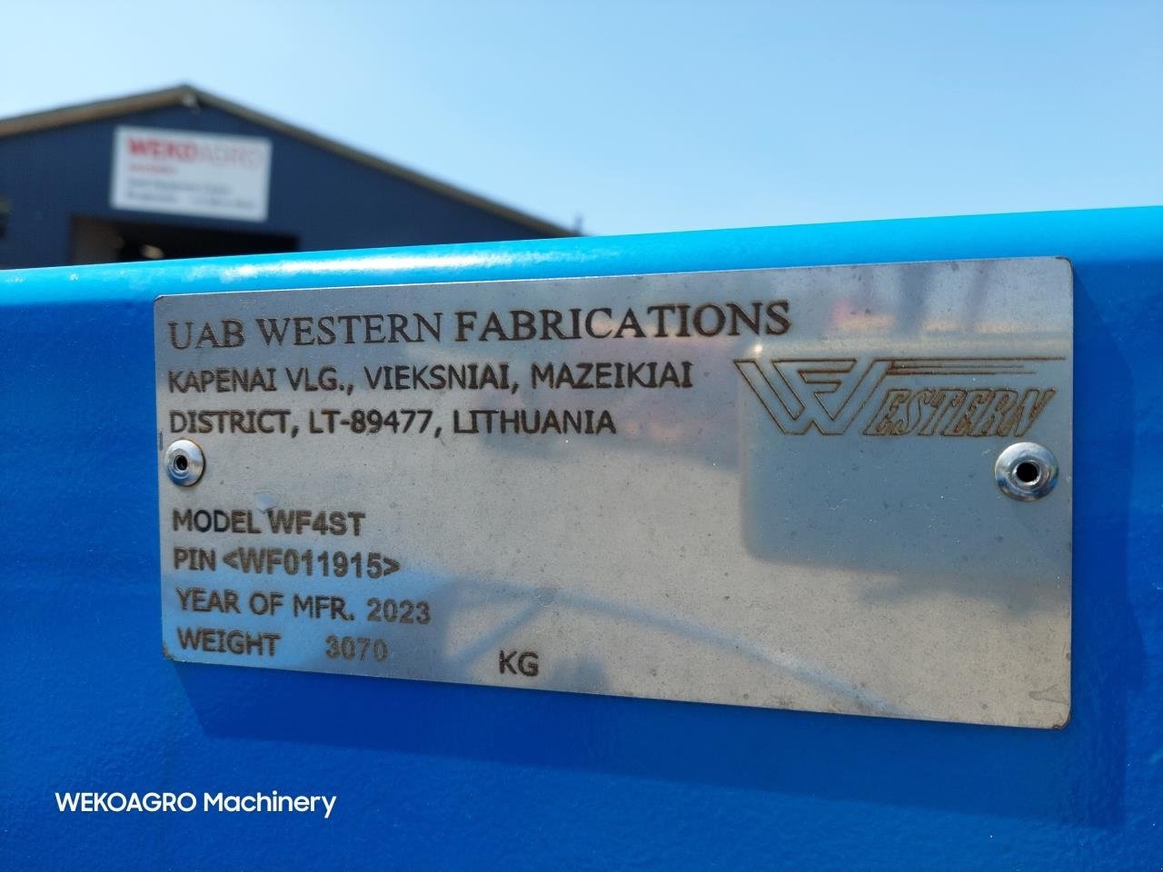 Kreiselheuer typu Western WF4ST (Lykke Smeden HD 50), Gebrauchtmaschine v Hammel (Obrázek 16)