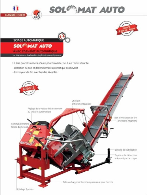 Kreissäge & Wippsäge Türe ait AMR SOLOMAT, Gebrauchtmaschine içinde Saint Laurent en Caux (resim 1)