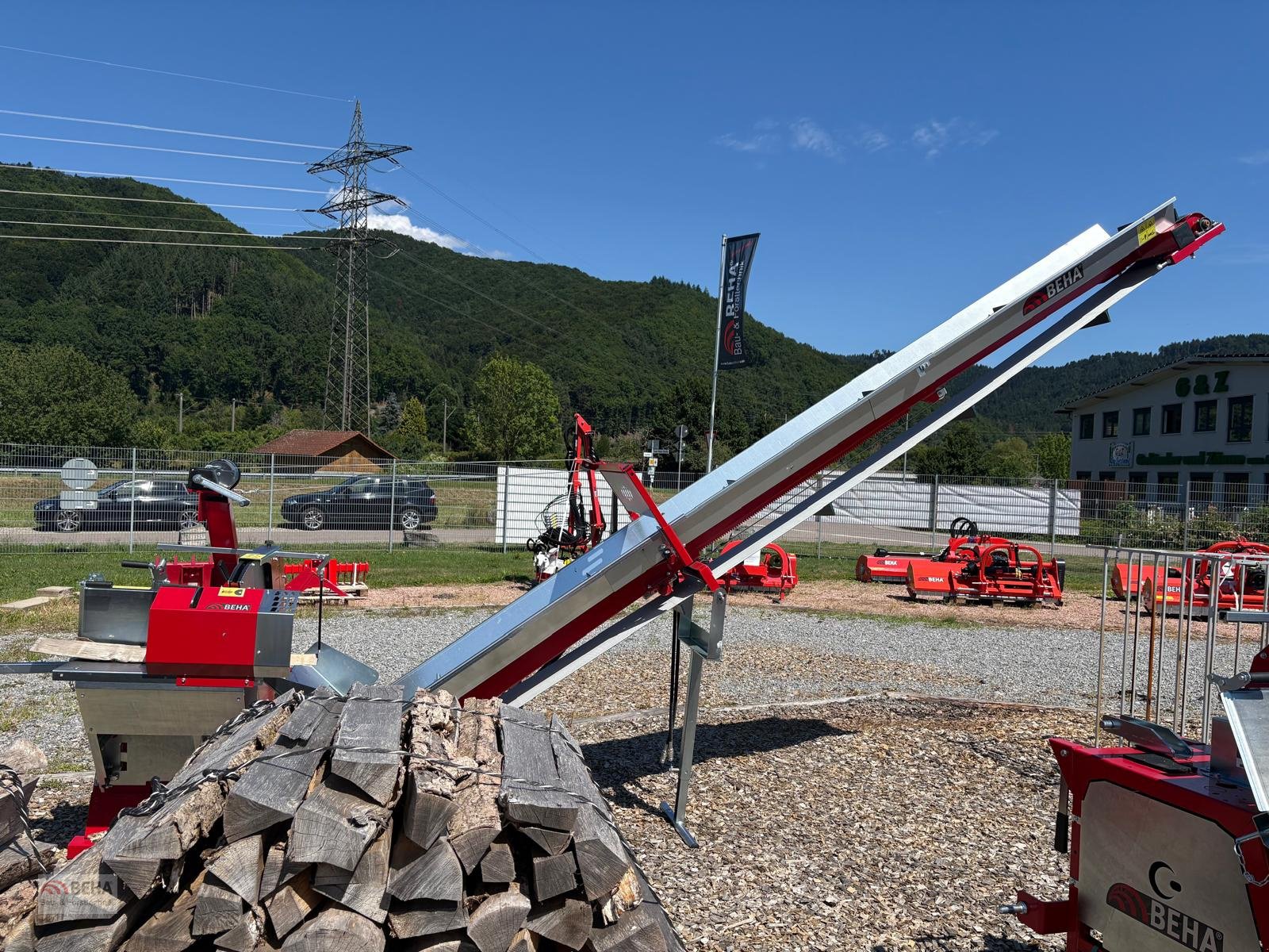 Kreissäge & Wippsäge a típus BEHA Wipp Kreissäge Zapfwelle BWK 710 Z-F mit 5m Förderband 40cm Bandbreite, Hartmetall- Sägeblatt, Gebrauchtmaschine ekkor: Steinach (Kép 7)