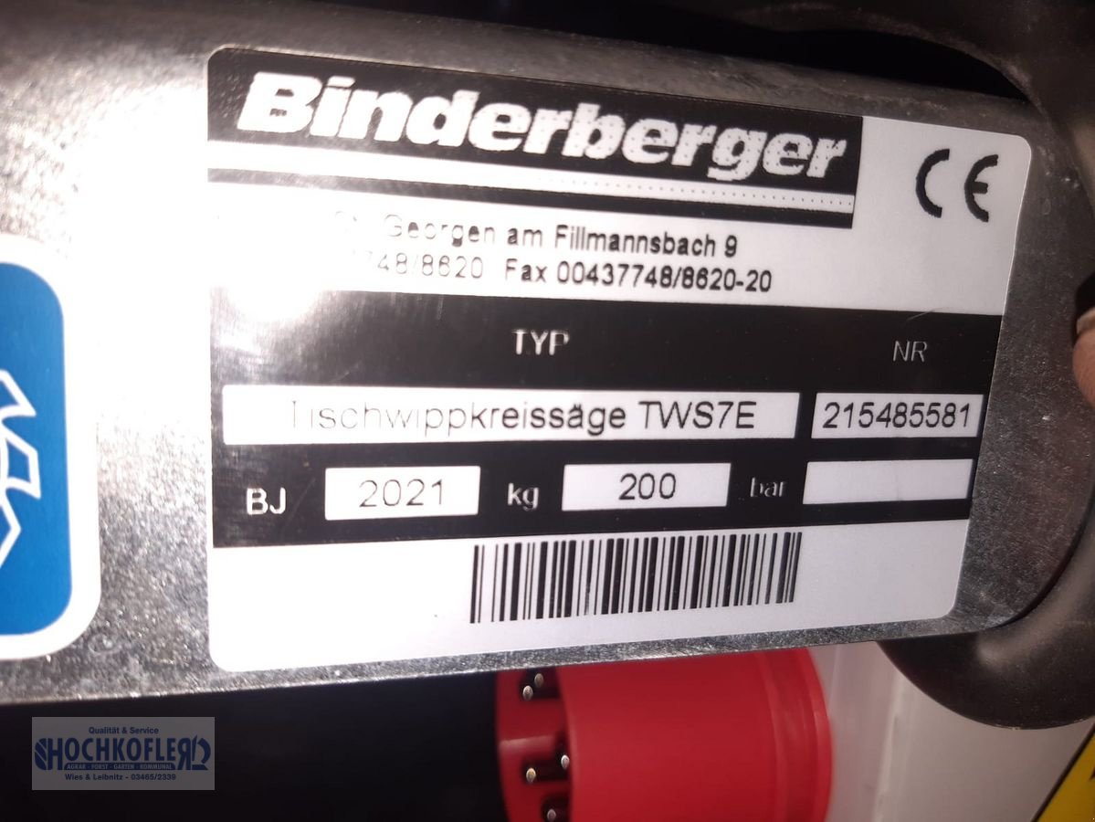 Kreissäge & Wippsäge des Typs Binderberger TWS700 E Tischwippkreissäge, Neumaschine in Wies (Bild 9)