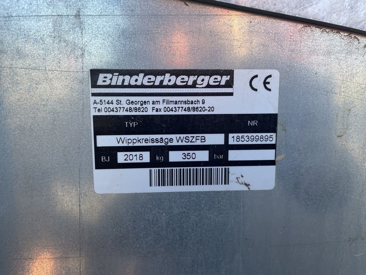 Kreissäge & Wippsäge des Typs Binderberger WS700ZFB, Gebrauchtmaschine in Starrein (Bild 15)