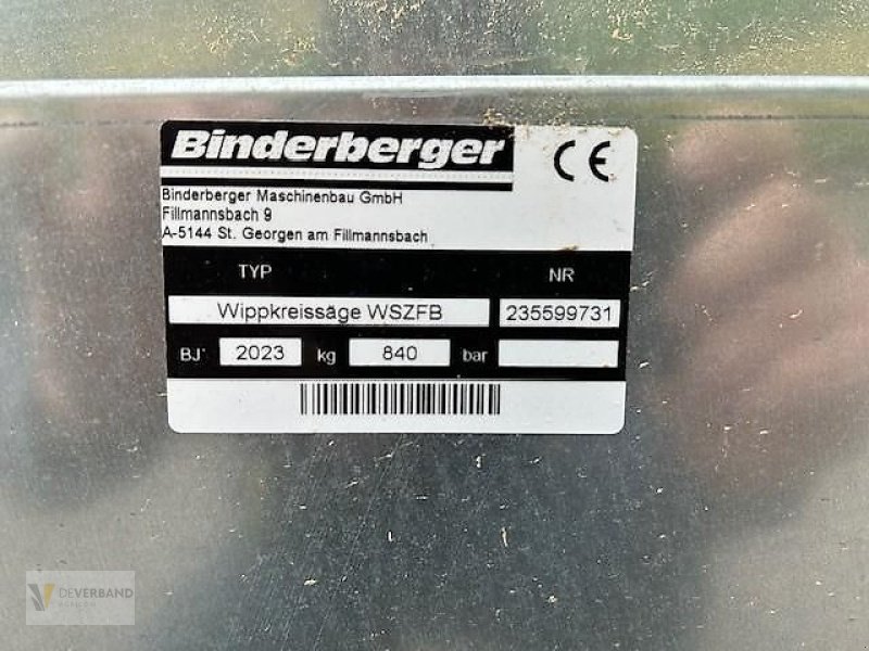 Kreissäge & Wippsäge des Typs Binderberger WSZFB, Gebrauchtmaschine in Colmar-Berg (Bild 7)