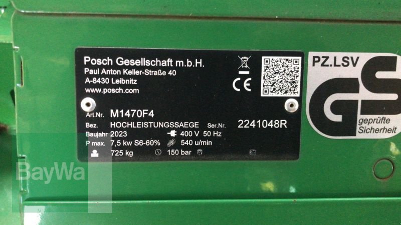 Kreissäge & Wippsäge des Typs Posch EasyCut 700, Gebrauchtmaschine in Mindelheim (Bild 16)