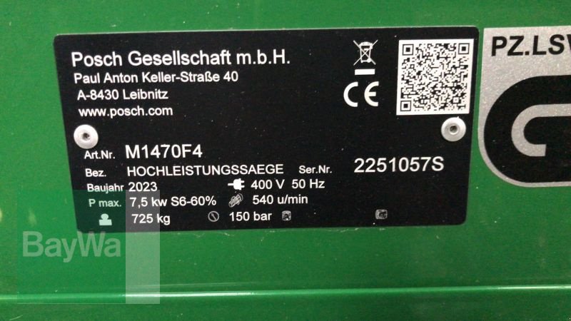 Kreissäge & Wippsäge Türe ait Posch EASYCUT 700, Vorführmaschine içinde Mindelheim (resim 20)