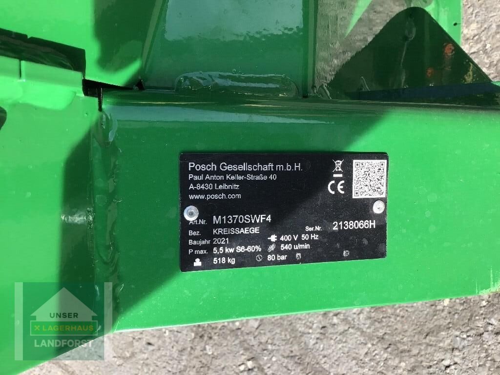 Kreissäge & Wippsäge del tipo Posch M1370SWF4, Gebrauchtmaschine In Murau (Immagine 8)