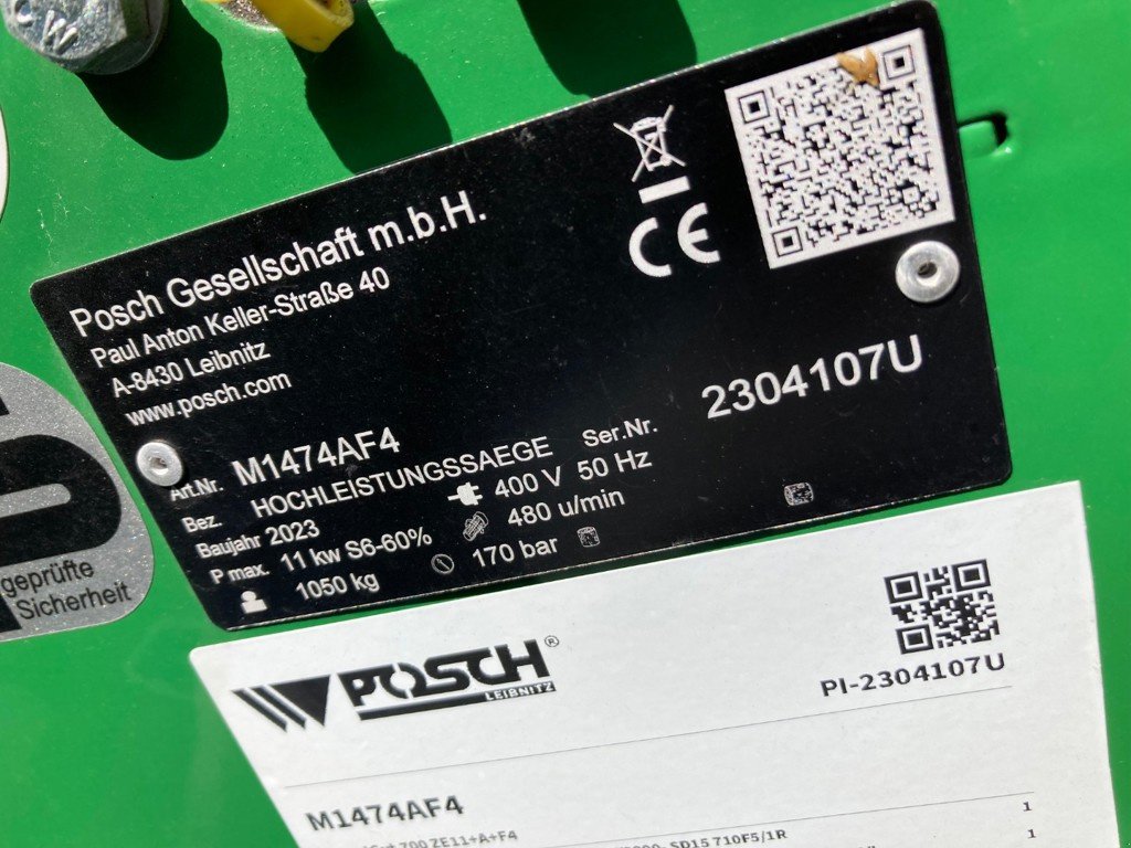 Kreissäge & Wippsäge typu Posch SmartCut 700, Ausstellungsmaschine w Landquart (Zdjęcie 5)