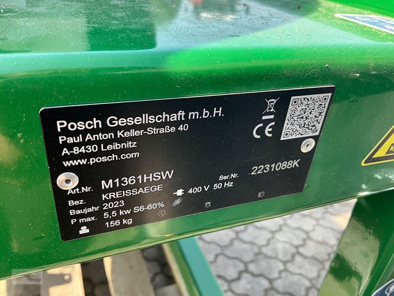 Kreissäge & Wippsäge Türe ait Posch WE 5,5-700 S+WIDIA, Neumaschine içinde Pfreimd (resim 6)