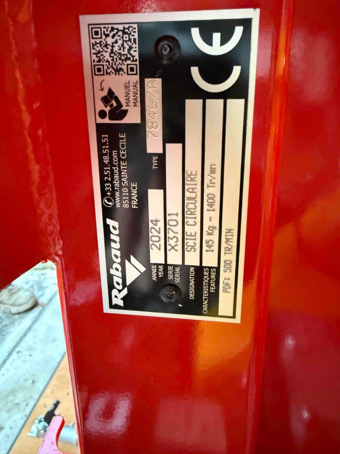 Kreissäge & Wippsäge of the type Rabaud Xyloscie 600T, Gebrauchtmaschine in LA SOUTERRAINE (Picture 2)